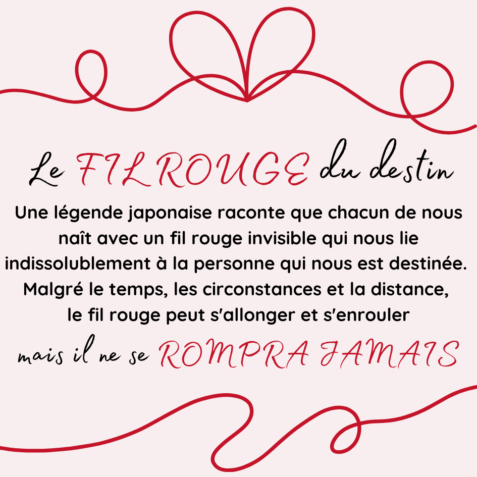 BESONDERE WIDMUNG LEGENDE ROTER FADEN DES SCHICKSALS