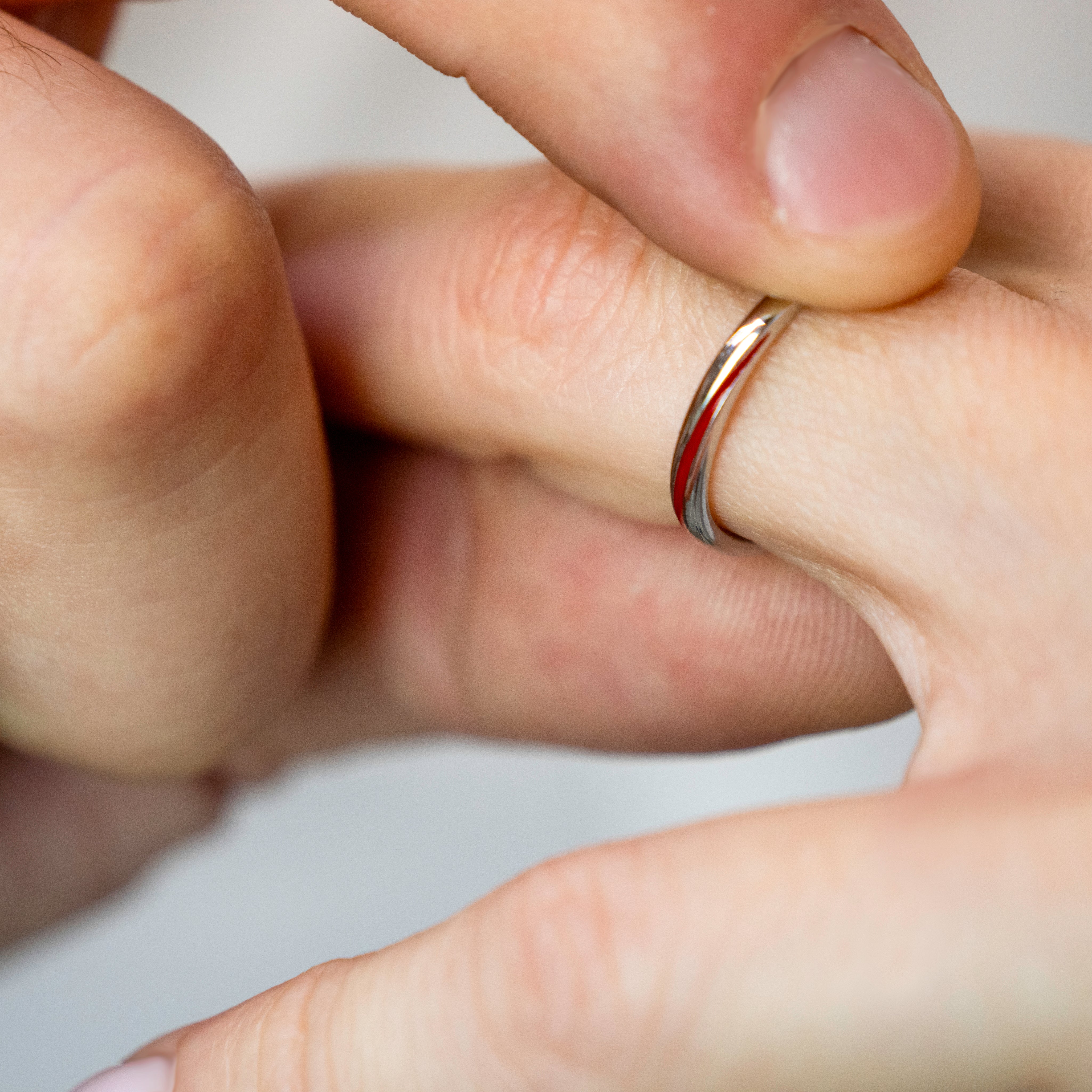 "Red Thread Of Destiny" Ring