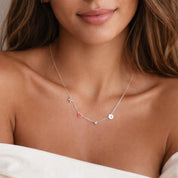 COLLANA CON INIZIALE A FORMA DI CUORE